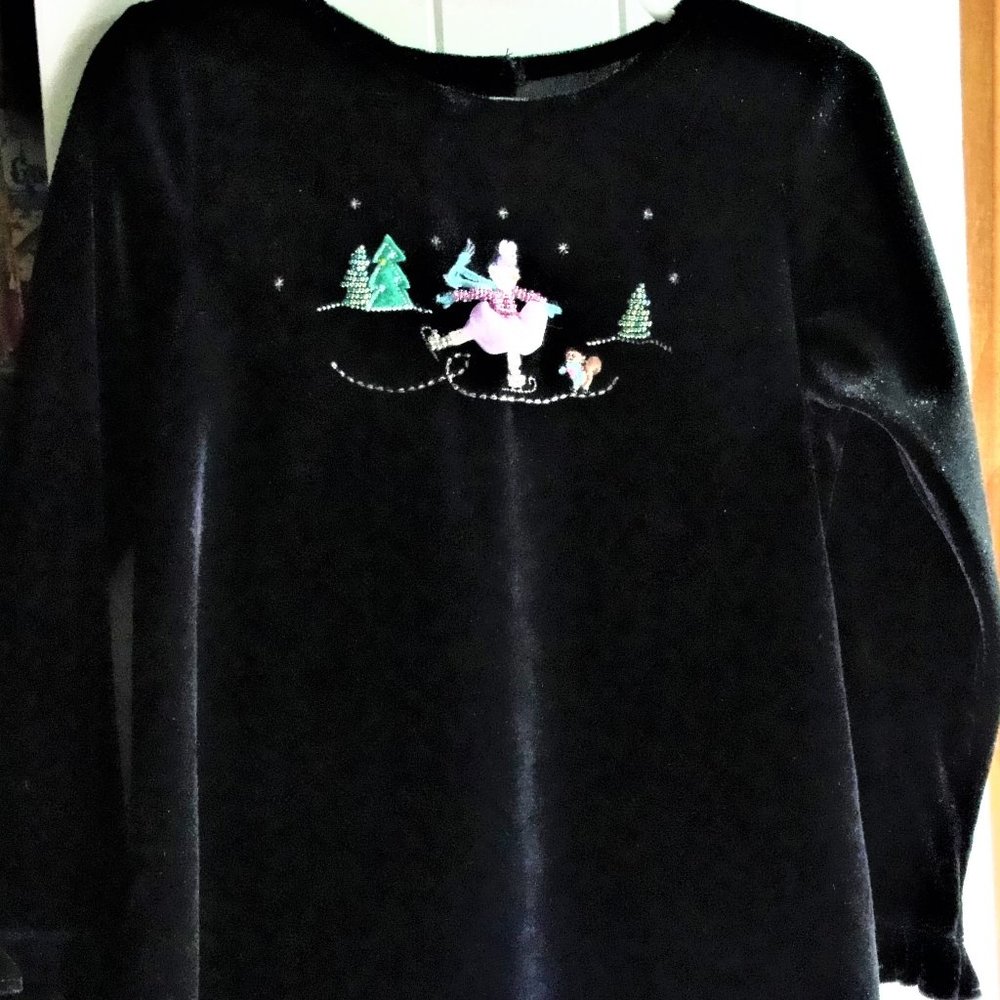 3 for $18..Sophie Rose Velveteen Christmas Dress